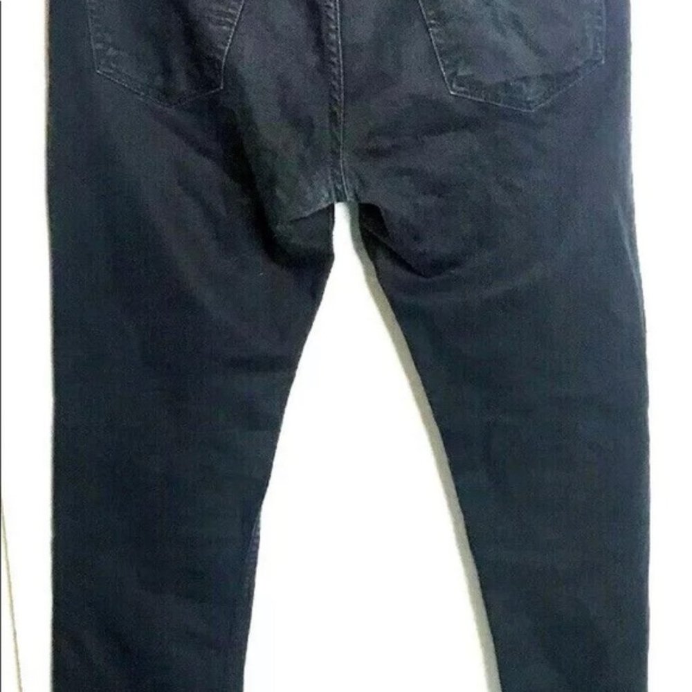Men Black Levis Jeans Straight 540 Size 33 - Picture 3 of 4